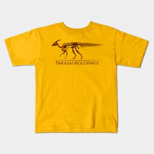 Parasaurolophus Skeleton Kids T-Shirt